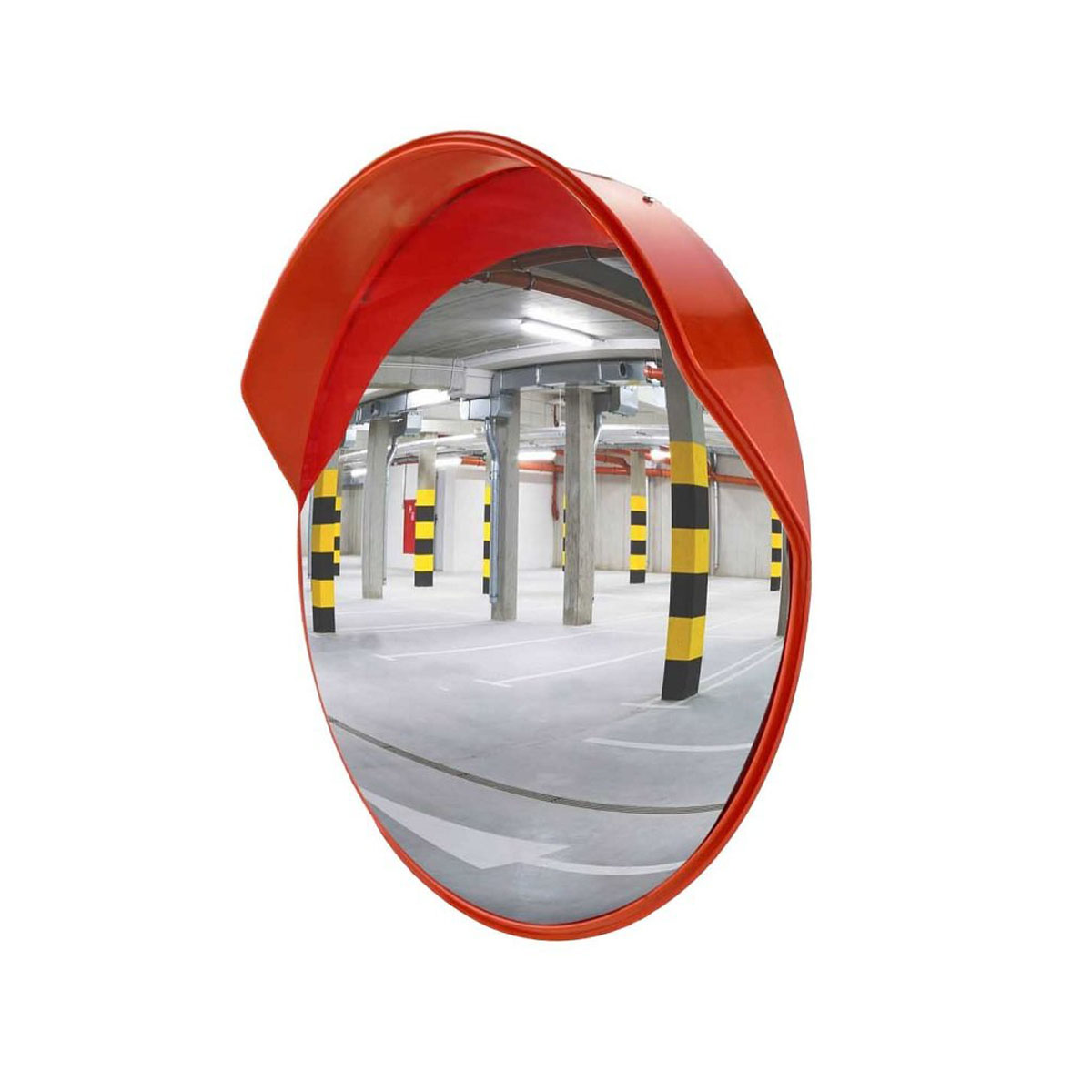 Hooded Traffic Safety Mirror